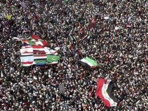 protesto da primavera árabe