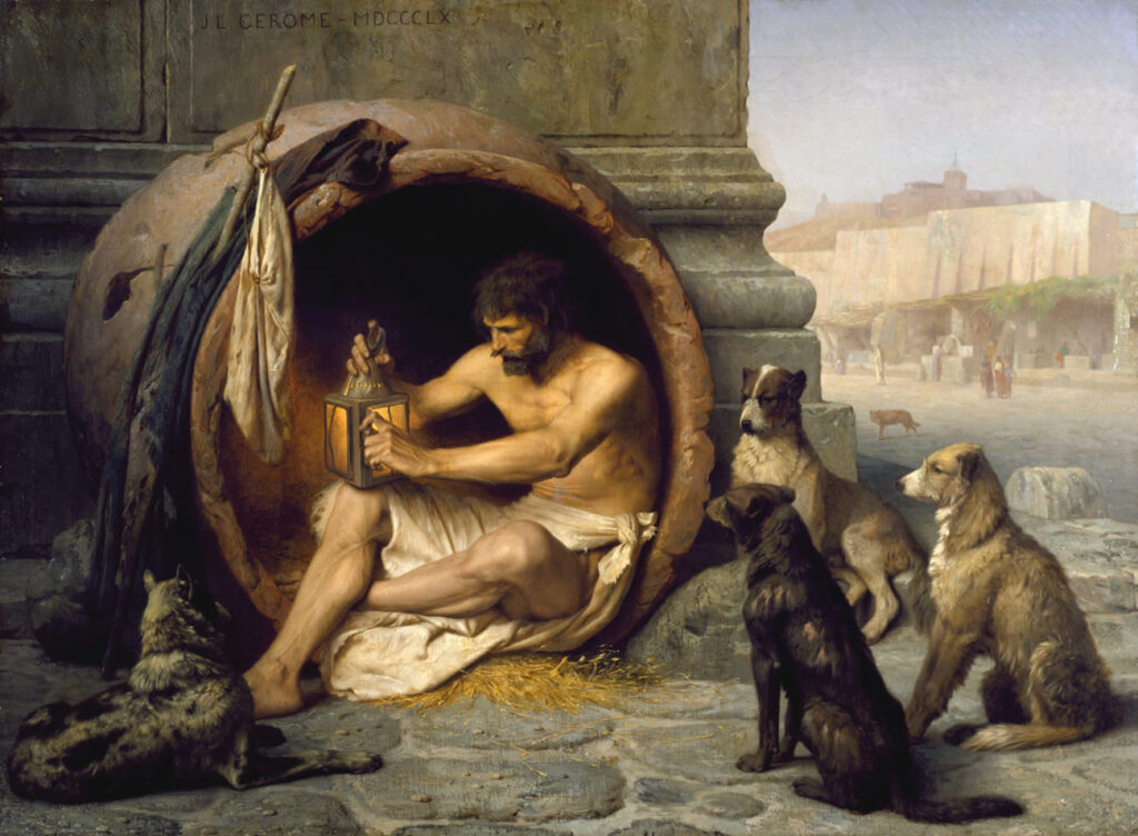 Diógenes - a filosofia cínica