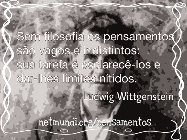 Frases de Wittgenstein (1889-1951) 