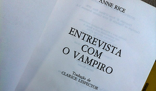 Entrevista com o vampiro