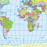 Mapa-múndi: Continentes, Países e Oceanos