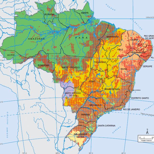 Mapa do Brasil - Biomas