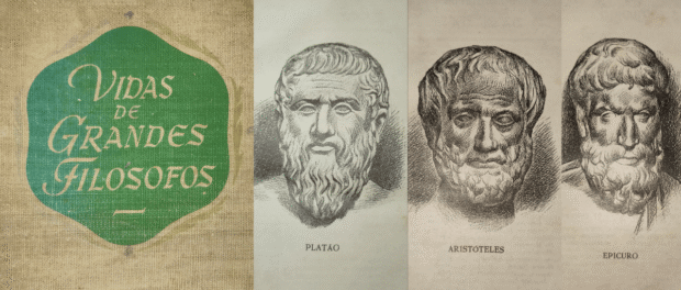 Netmundi Imagem Principal (14) Vidas de Grandes Filósofos - Platão, Aristóteles e Epicuro