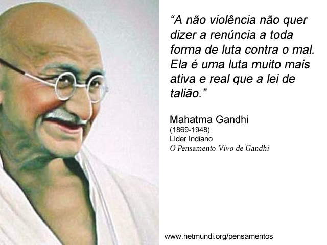 Mahatma Gandhi Pensamentos