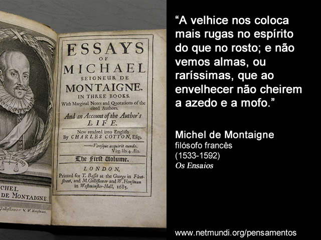 Michel de Montaigne os ensaios