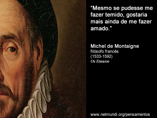 Michel de Montaigne os ensaios