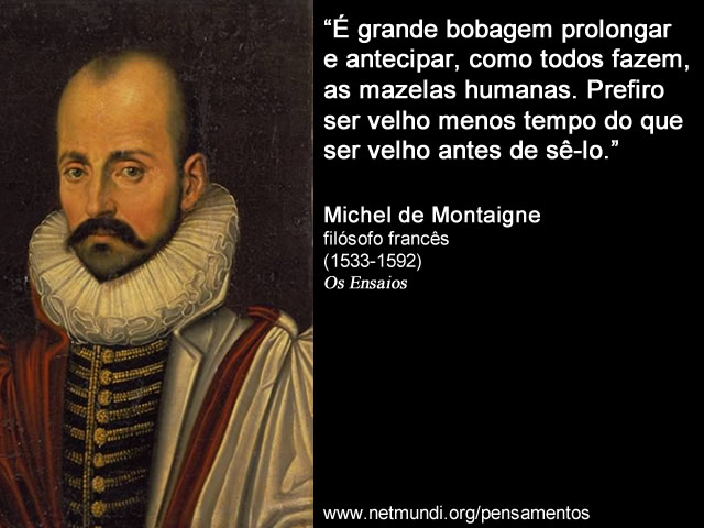 Michel de Montaigne os ensaios