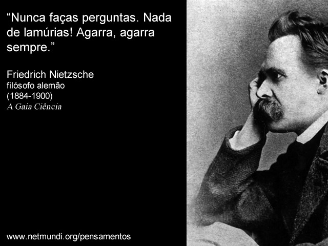 Friedrich Nietzsche pensamentos