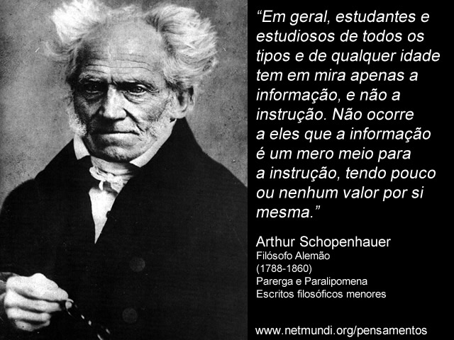 Arthur Schopenhauer Frases