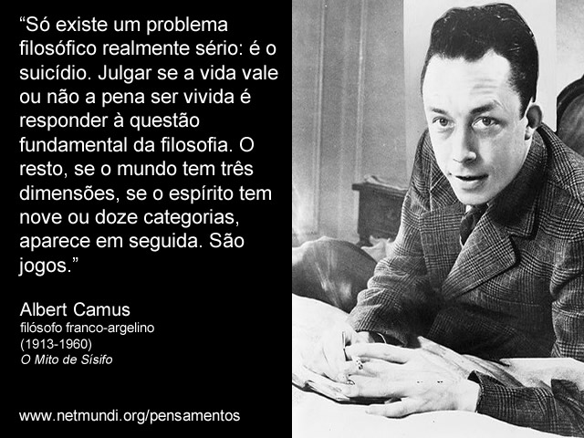 Albert Camus, filósofo franco-argelino