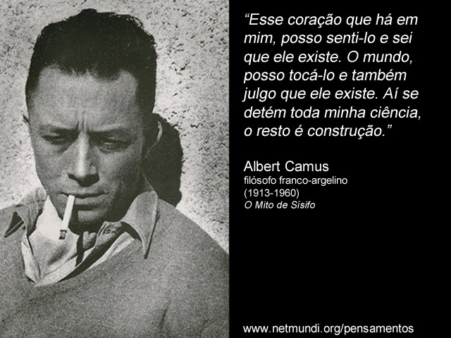 Albert Camus, filósofo franco-argelino