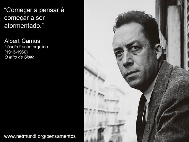 Albert Camus, filósofo franco argelino