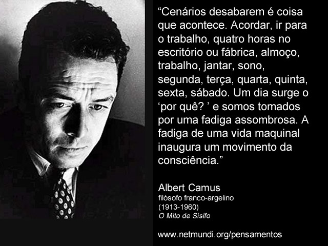 Albert Camus, Filósofo Franco Argelino