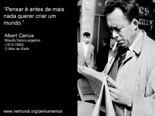 Albert Camus, Filósofo franco Argelino