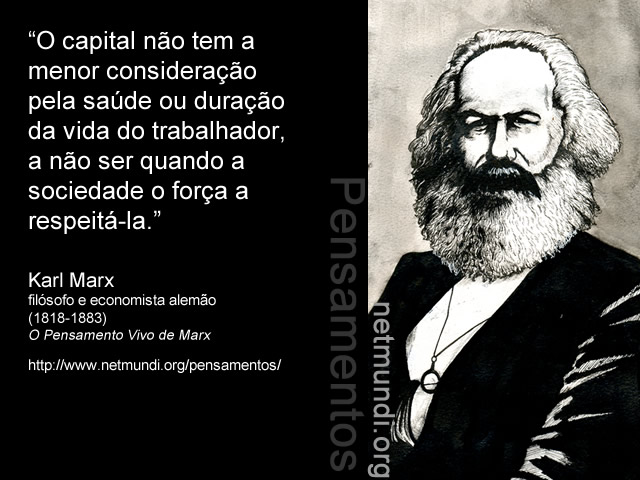 Karl Marx, economista e filósofo alemão