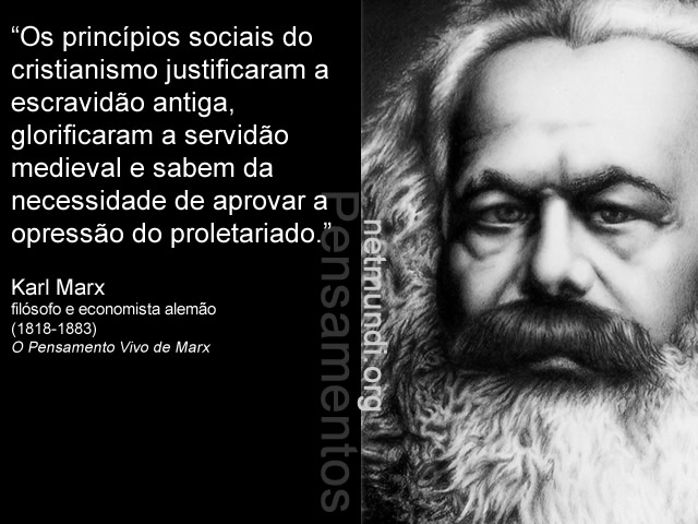 Karl Marx, filósofo e economista alemão.