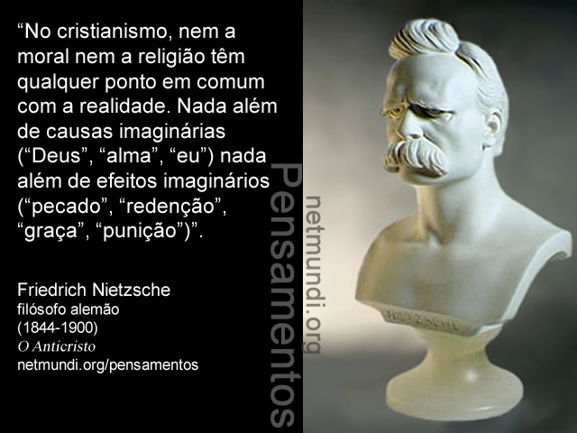 Friedrich Nietzsche, filósofo alemão, (1844-1900)