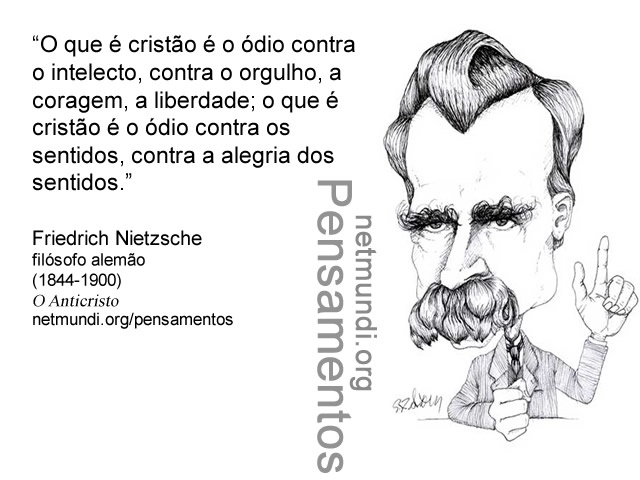 Friedrich Nietzsche, filósofo alemão, (1844-1900)