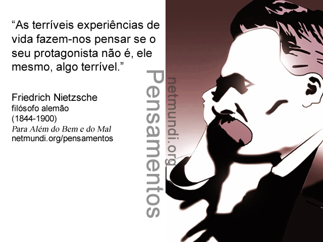 Friedrich Nietzsche, filósofo alemão, (1844-1900)