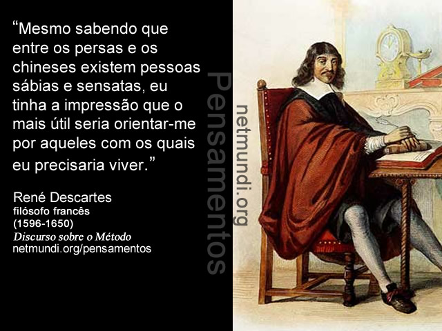 René Descartes, Filósofo Francês, Discurso sobre o método