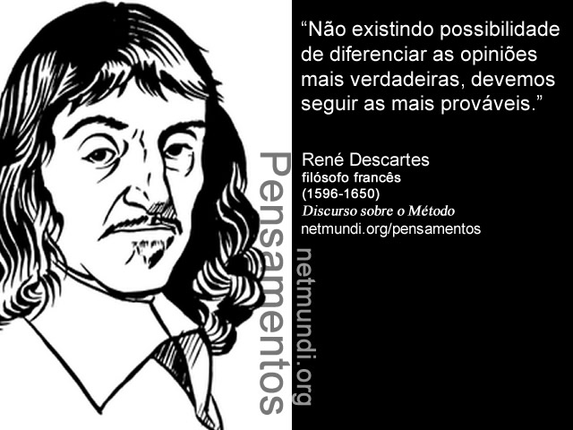 Rene Descartes, Filósofo Francês, O discurso sobre o método