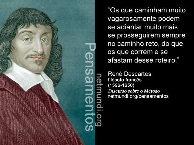 René Descartes, filósofo francês, discurso sobre o método