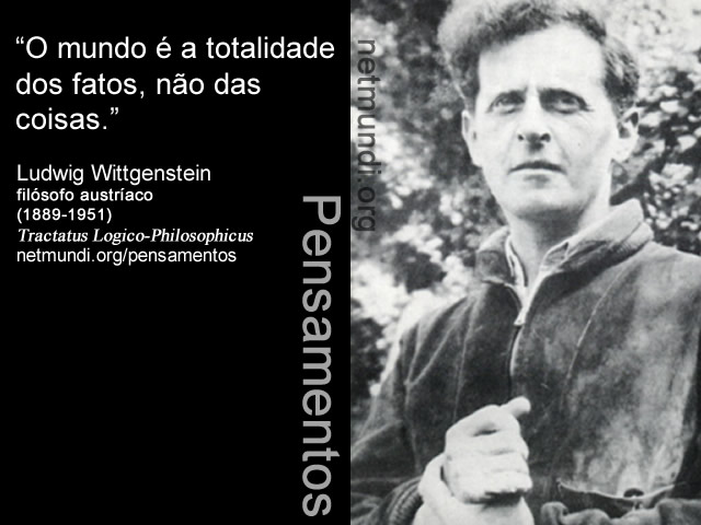 Ludwig Wittgenstein, filósofo austríaco, (1889-1951) ,Tractatus Logico-Philosophicus