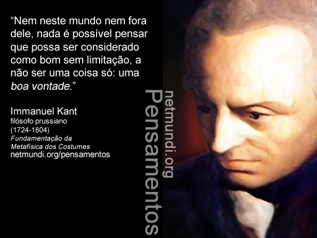 Immanuel Kant, FIlósofo Prussiano