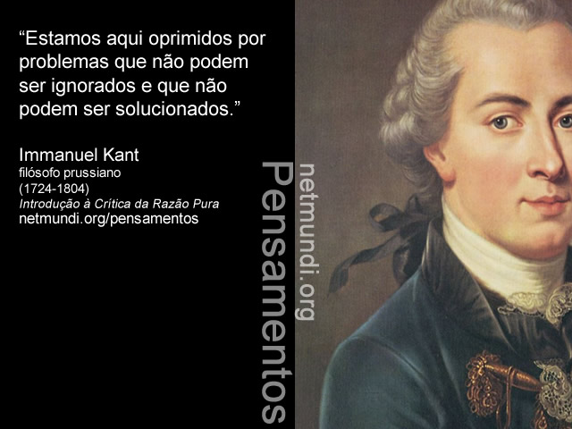 Immanuel Kant, Filósofo Prussiano
