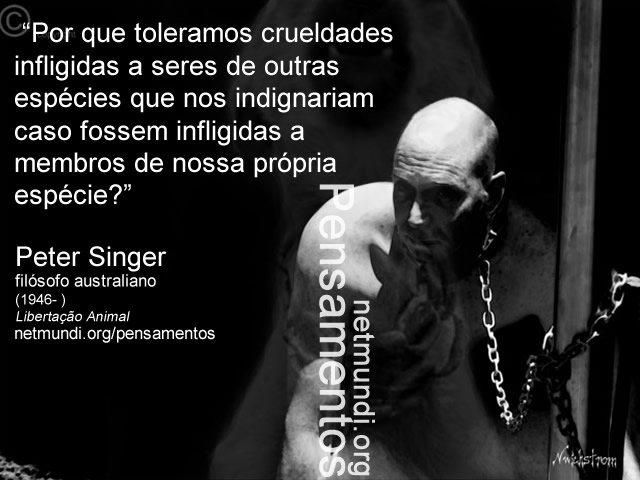 peter singer, filósofo australiano, libertação animal, diriotos dos animais