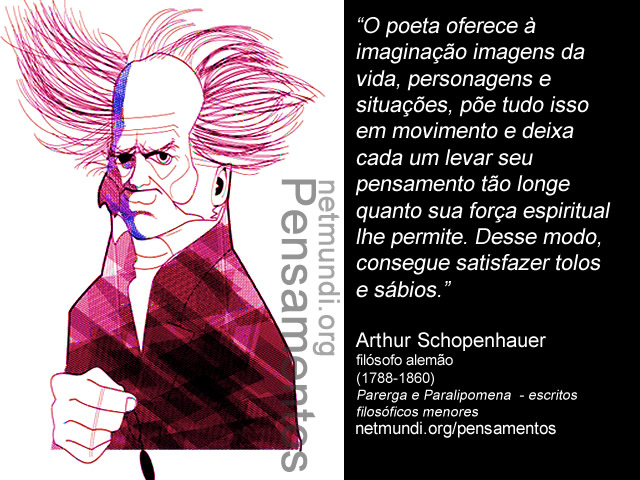 Arthur Schopenhauer filósofo alemão (1788-1860) Parerga e Paralipomena - escritos filosóficos menores