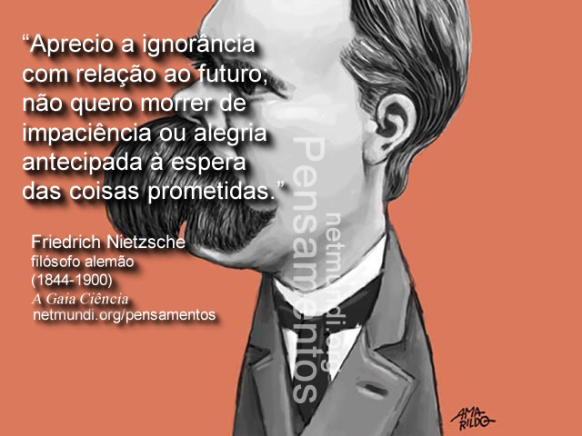 Friedrich Nietzsche, filósofo alemão, (1844-1900), A Gaia Ciência