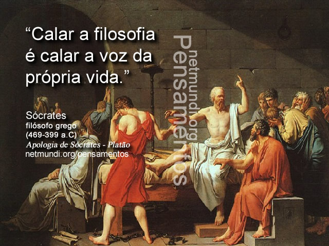 Sócrates, filósofo grego. Apologia de Sócrates